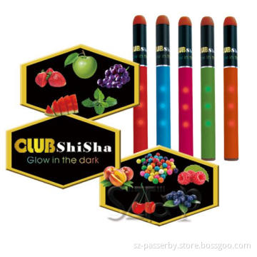 E Cigerette Disposable Pens Eshisha Club E Shisha with Conjoined LED Lights